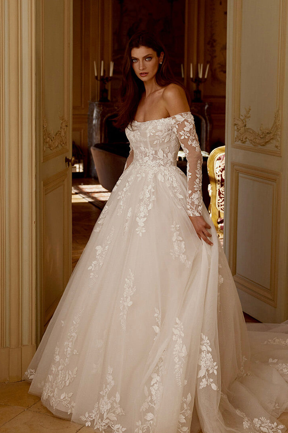 Justin Alexander, Lace Tulle Dress | Esposa