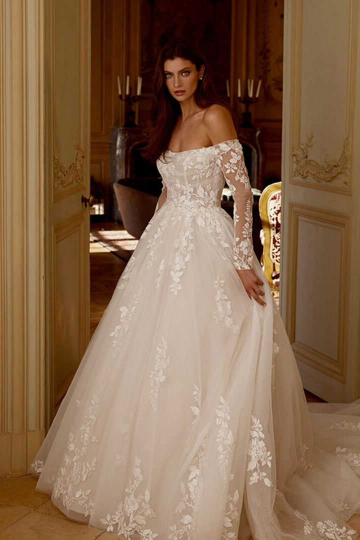 Justin Alexander, Lace Tulle Dress | Esposa