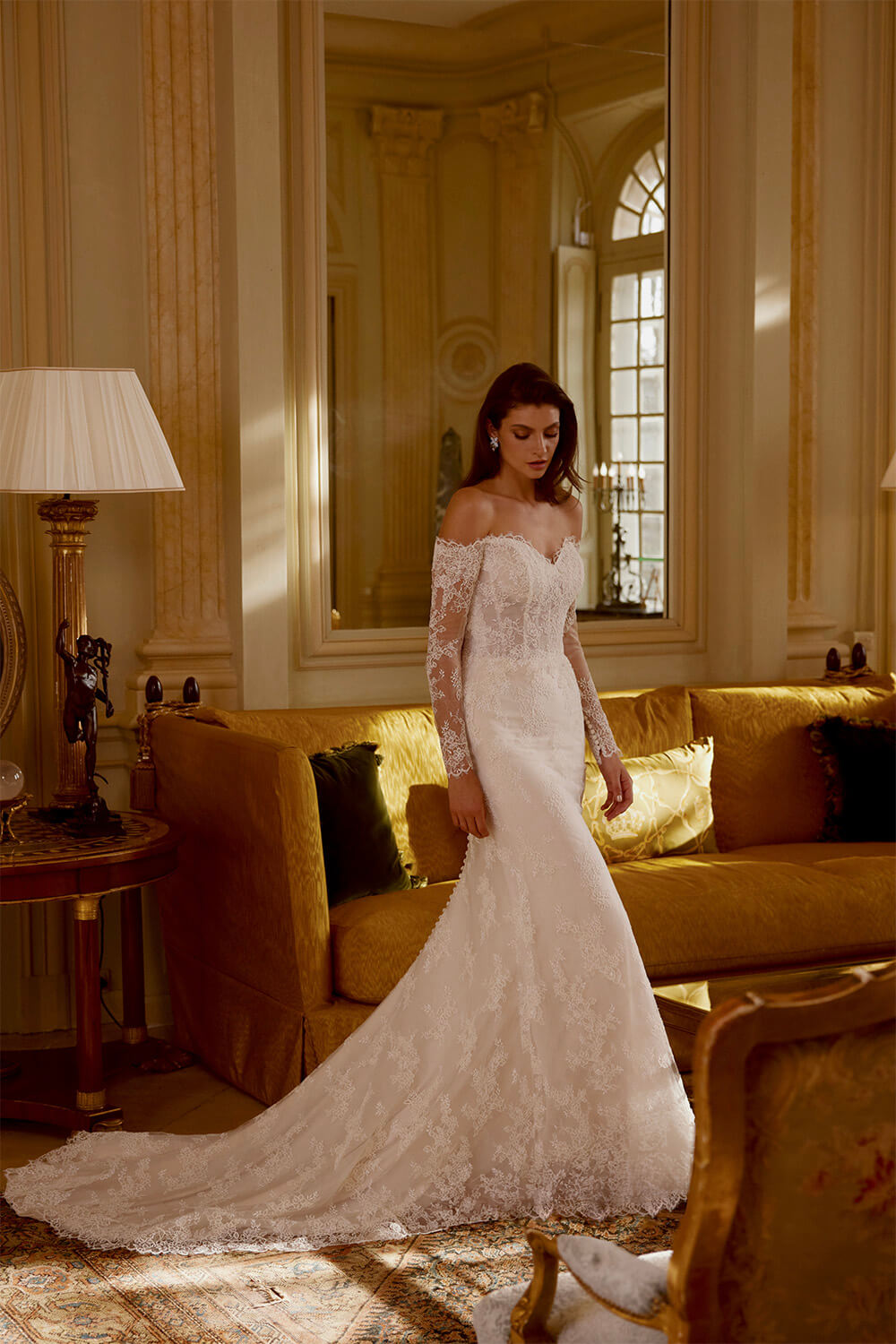 Justin Alexander, Lace Mermaid Dress | Esposa