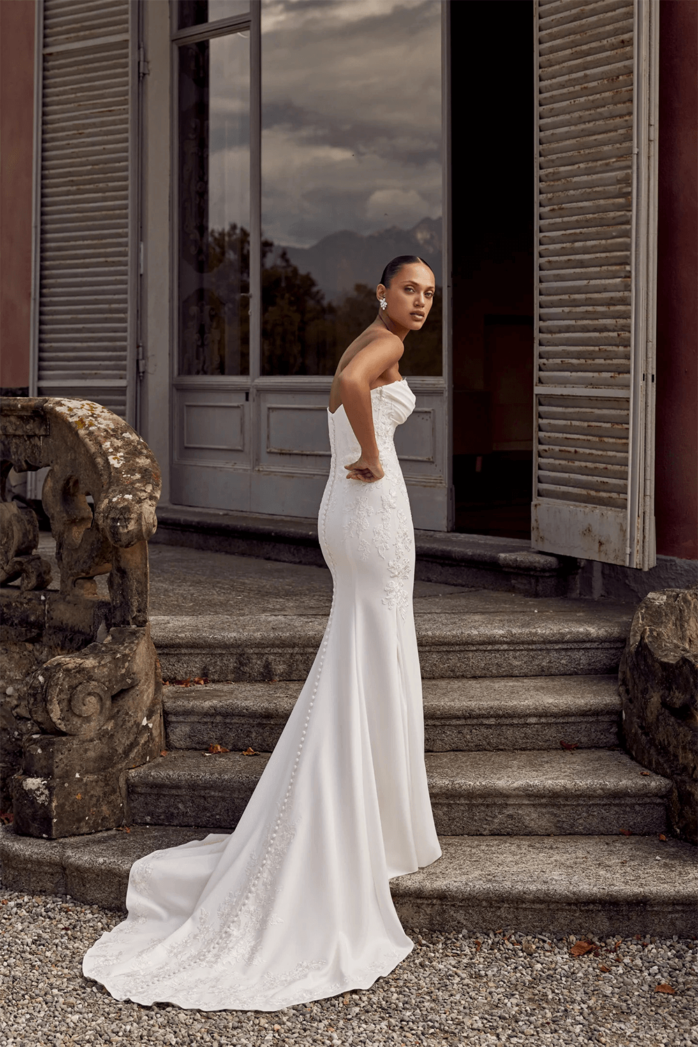 Justin Alexander, Refined Mermaid Gown | Esposa