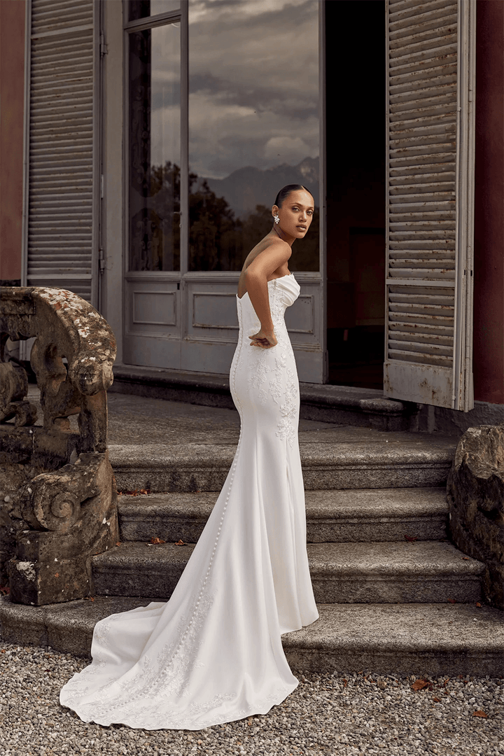 Justin Alexander, Refined Mermaid Gown | Esposa