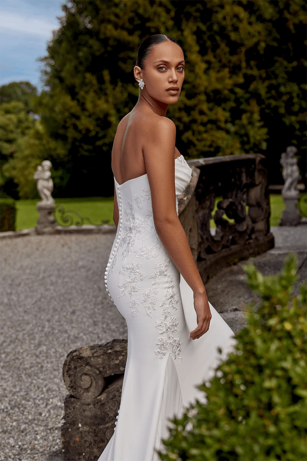 Justin Alexander, Refined Mermaid Gown | Esposa