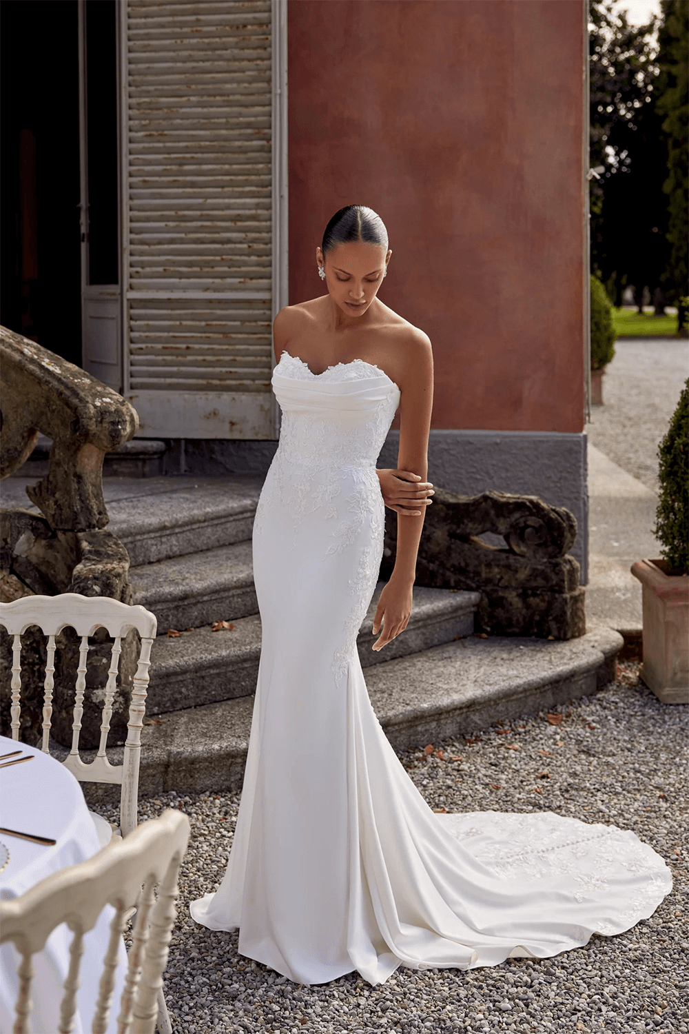 Justin Alexander, Refined Mermaid Gown | Esposa