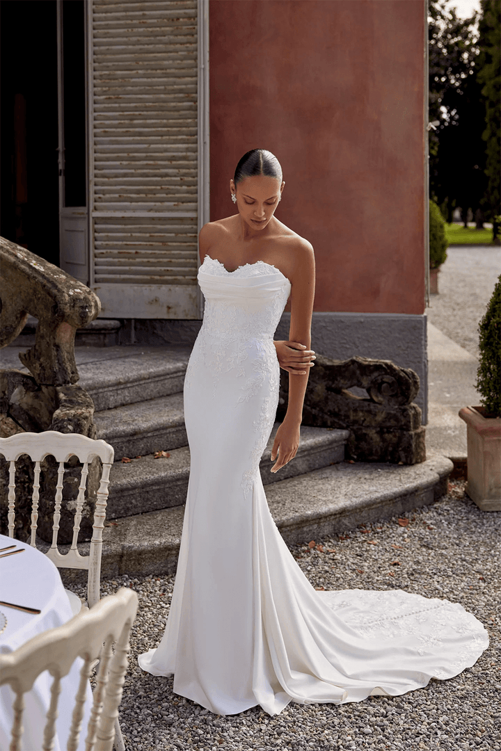 Justin Alexander, Refined Mermaid Gown | Esposa