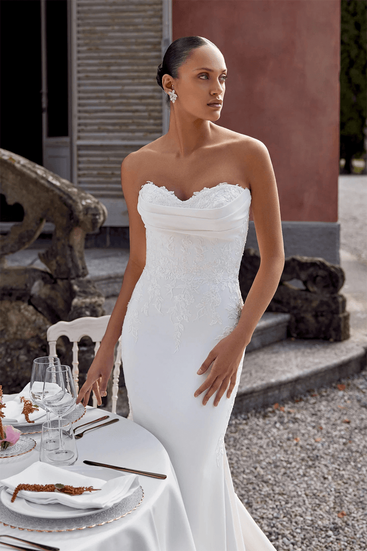 Justin Alexander, Refined Mermaid Gown | Esposa