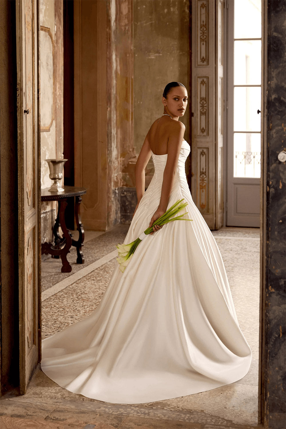 Justin Alexander, Lustrous A-Line Gown | Esposa