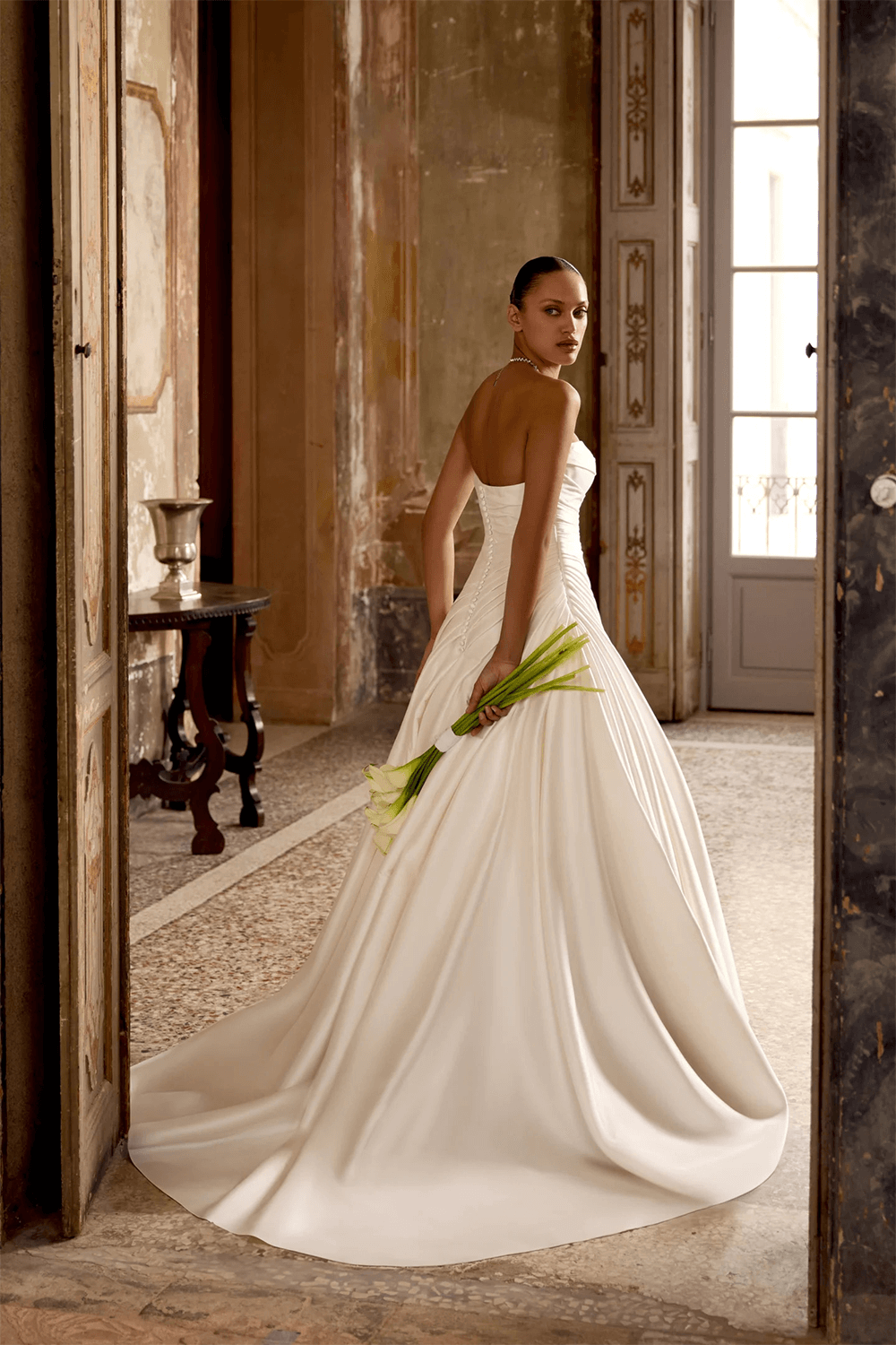 Justin Alexander, Lustrous A-Line Gown | Esposa