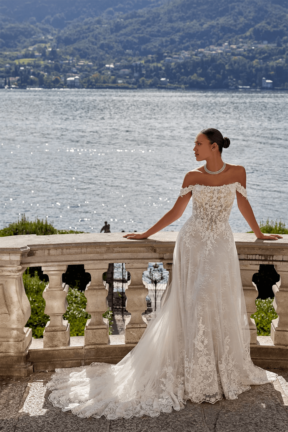 Justin Alexander, Intricate A-Line Gown | Esposa