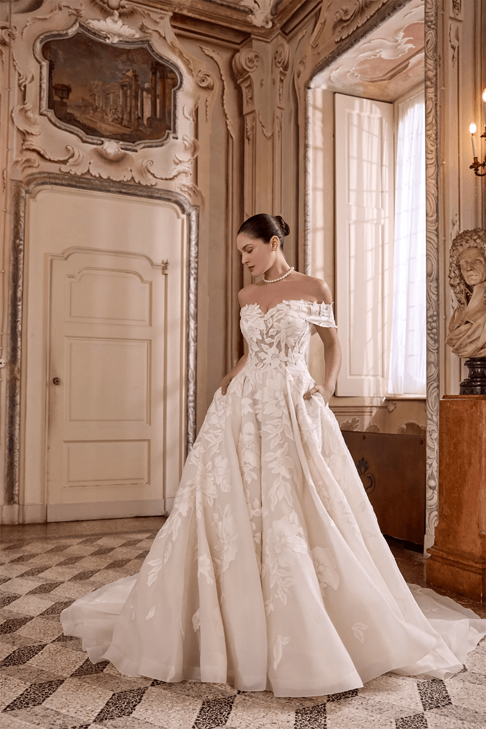 Justin Alexander Graceful A-line Gown | Esposa