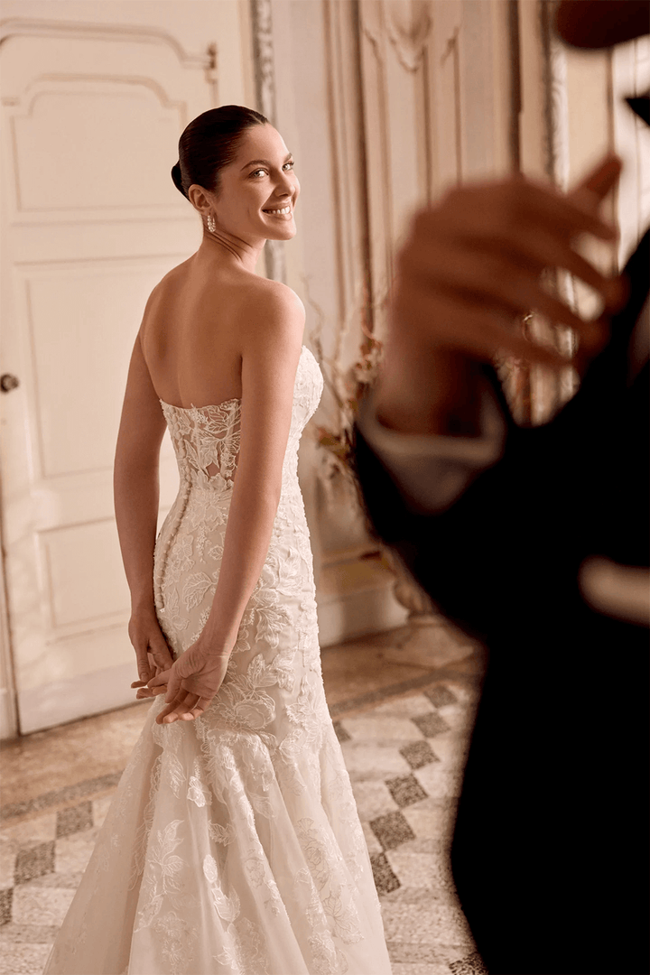 Justin Alexander, Fitted Mermaid Gown | Esposa