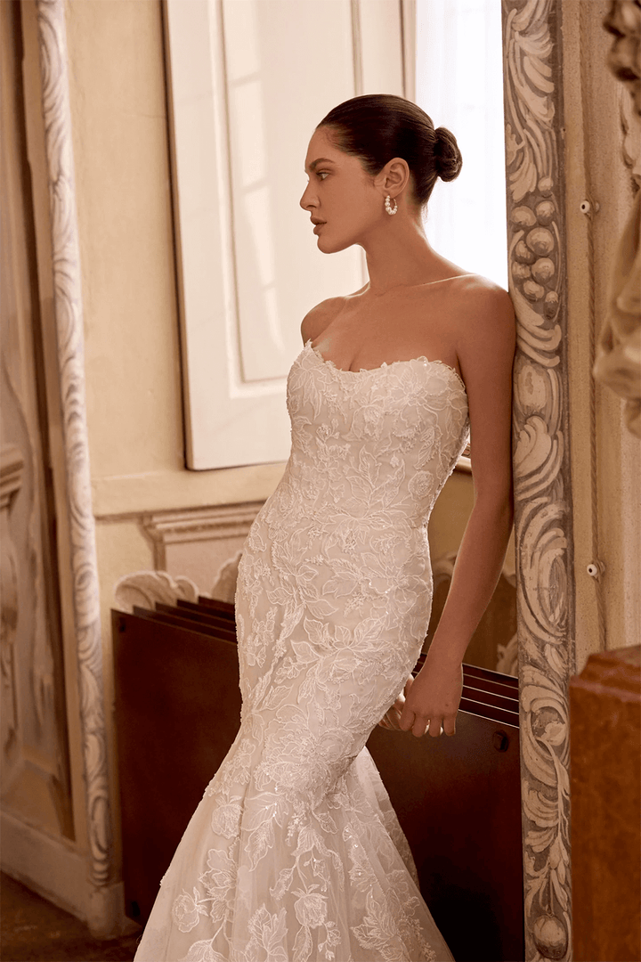 Justin Alexander, Fitted Mermaid Gown | Esposa