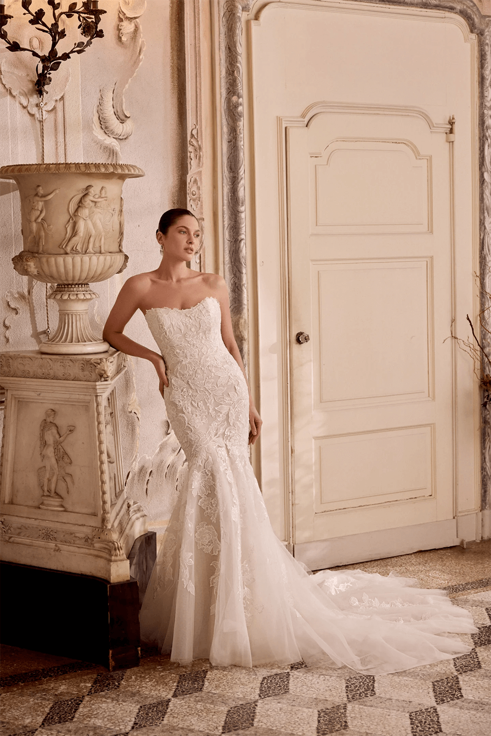 Justin Alexander, Fitted Mermaid Gown | Esposa