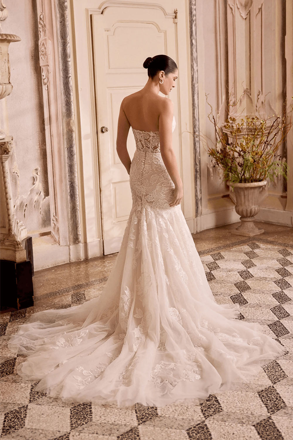 Justin Alexander, Fitted Mermaid Gown | Esposa