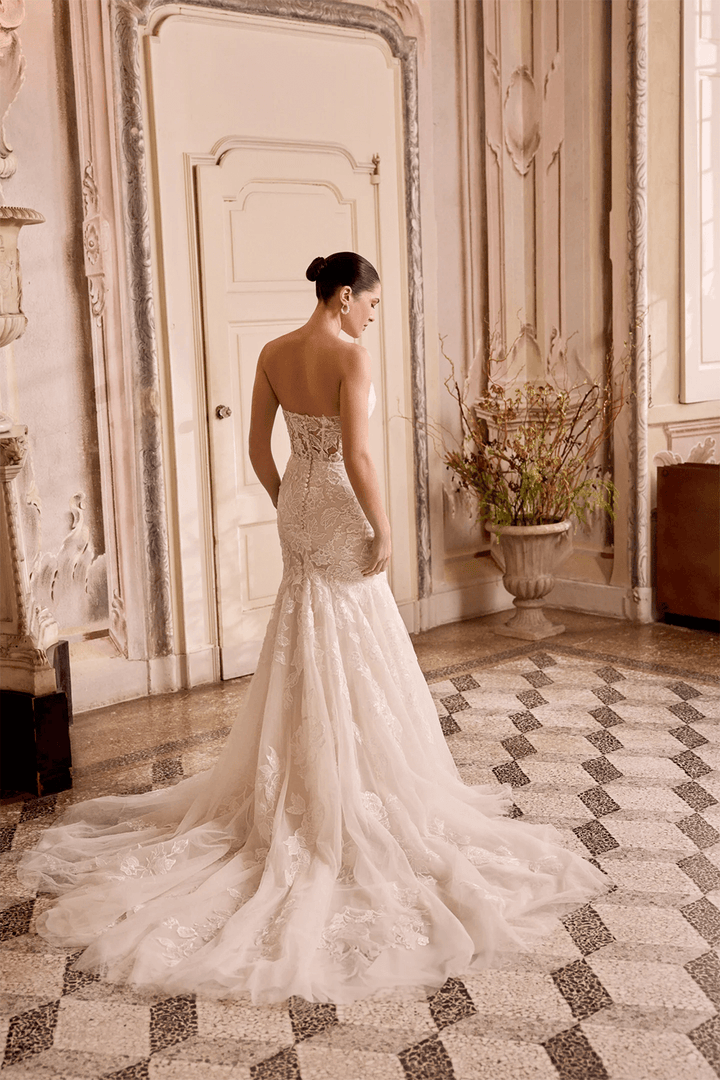 Justin Alexander, Fitted Mermaid Gown | Esposa