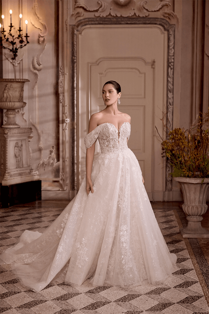 Justin Alexander, Enchanting A-line Gown | Esposa