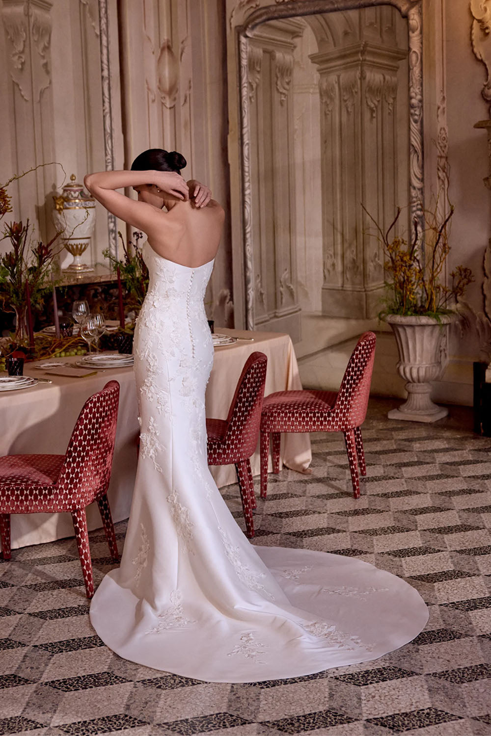 Justin Alexander, Elegant Mermaid Gown | Esposa