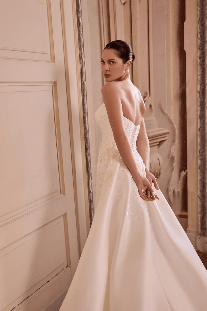 Justin Alexander, Elegant Mermaid Gown | Esposa
