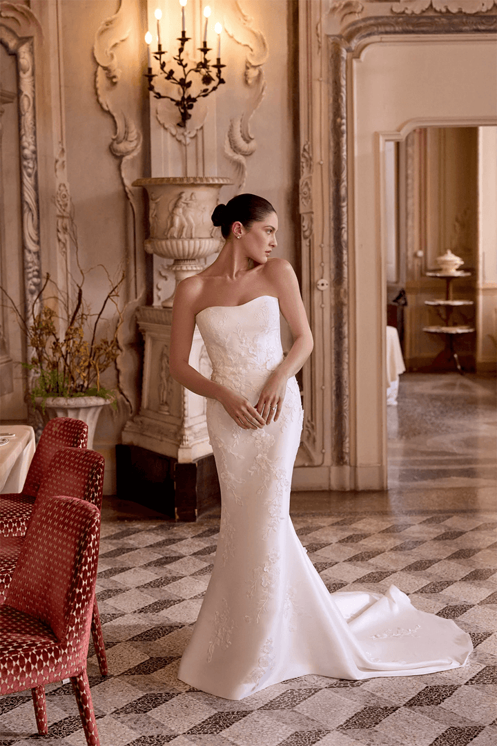 Justin Alexander, Elegant Mermaid Gown | Esposa