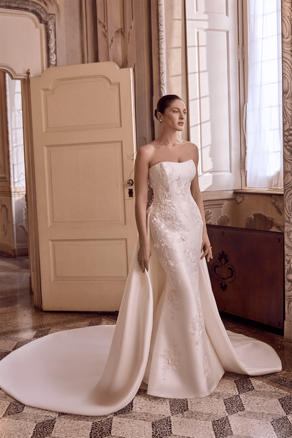 Justin Alexander, Elegant Mermaid Gown | Esposa