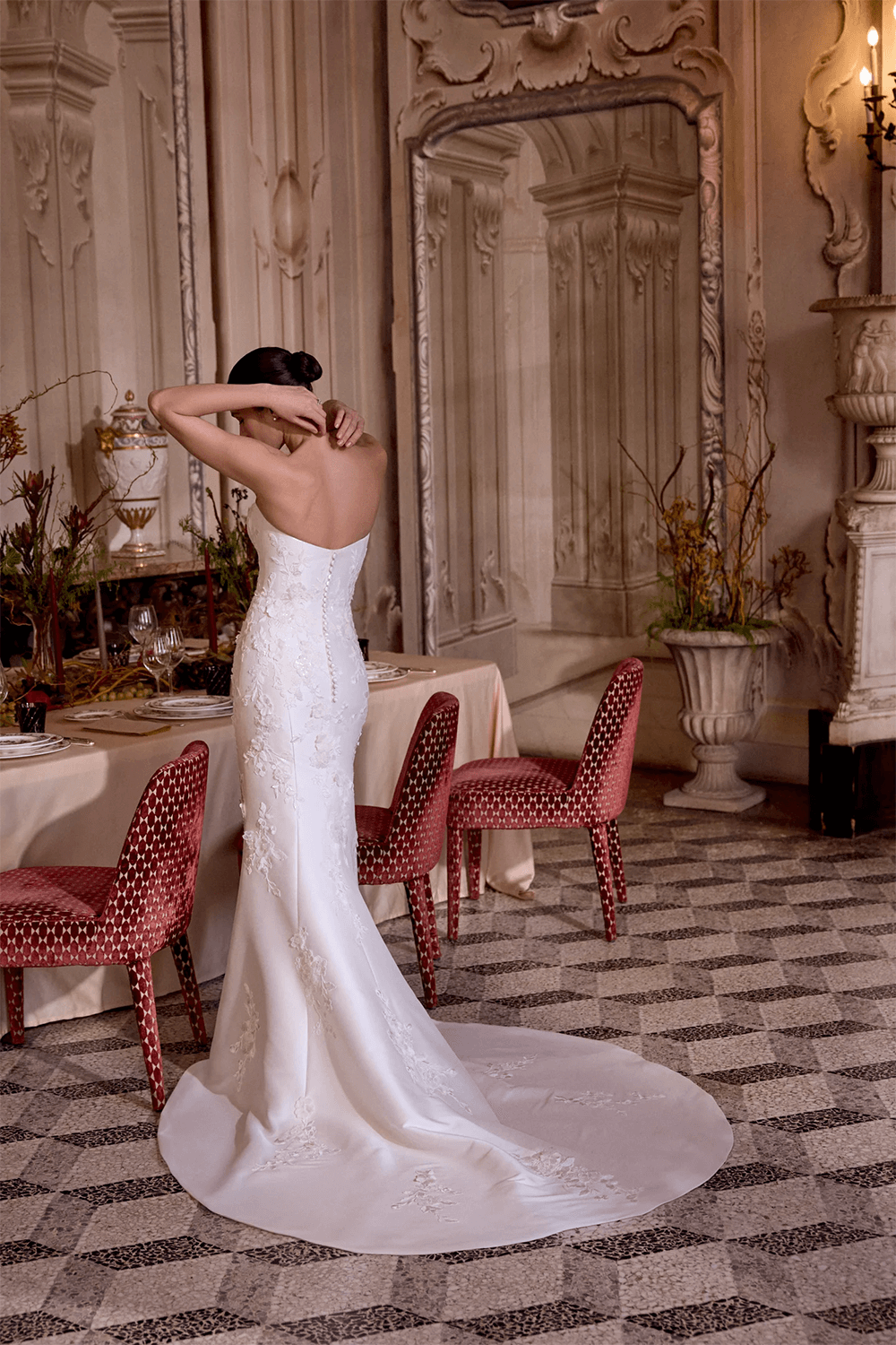 Justin Alexander, Elegant Mermaid Gown | Esposa