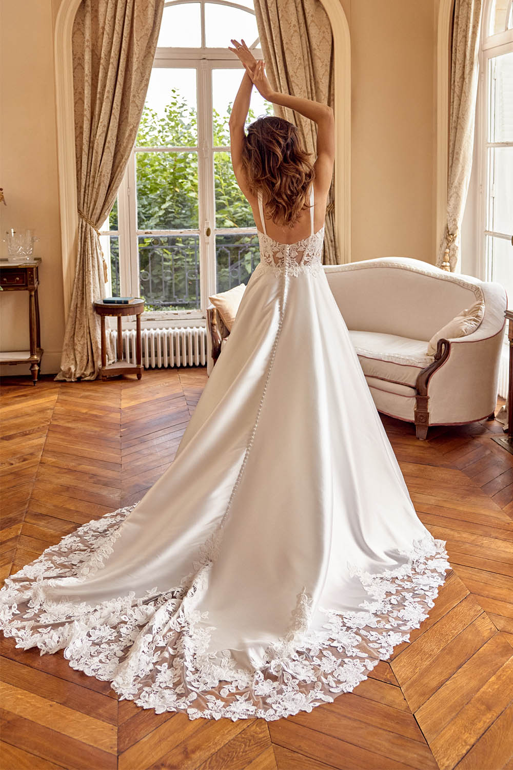 Justin Alexander, Lace Corset A-Line Gown | Esposa