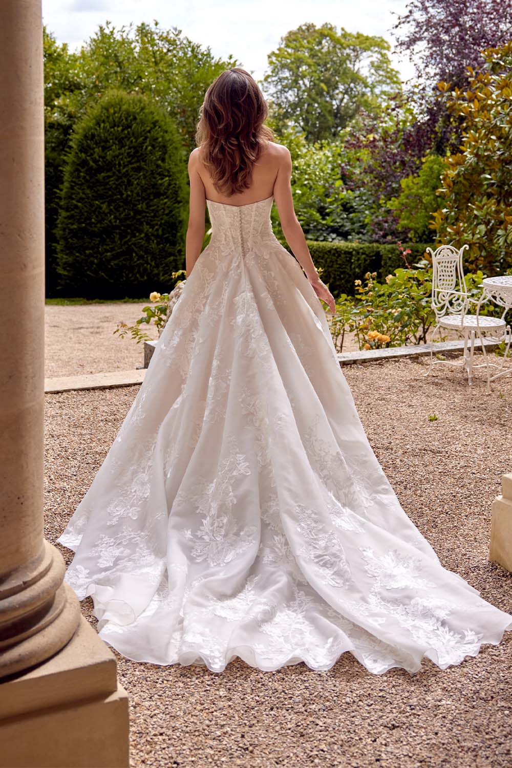 Justin Alexander, Romantic Floral Lace A-Line Bridal Gown | Esposa