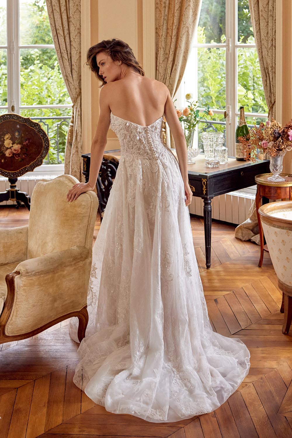 Justin Alexander, Embroidered Lace A-Line Bridal Gown | Esposa