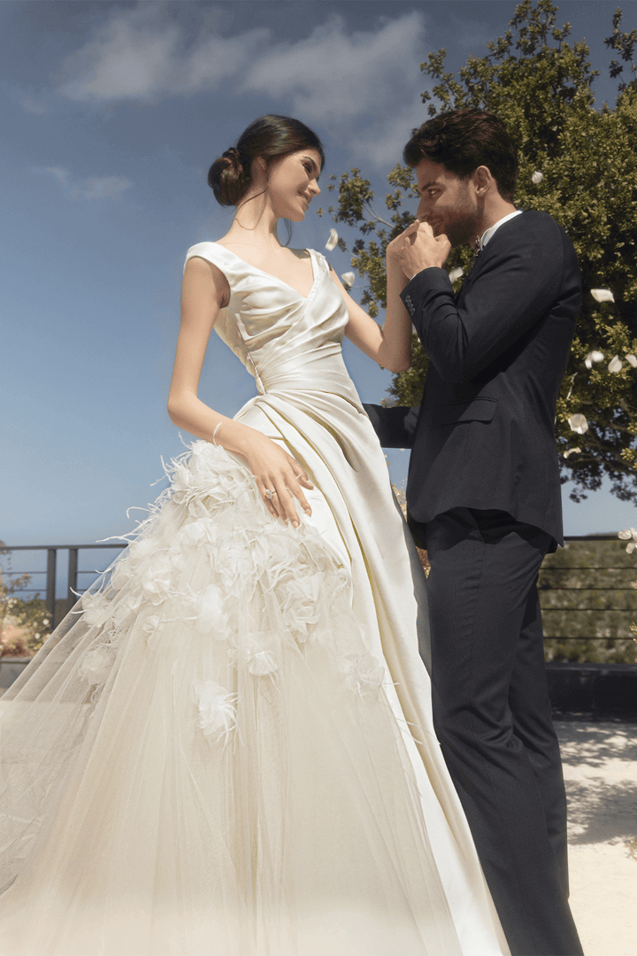 Plume by Kristie, Elegant Bridal Dress | Esposa