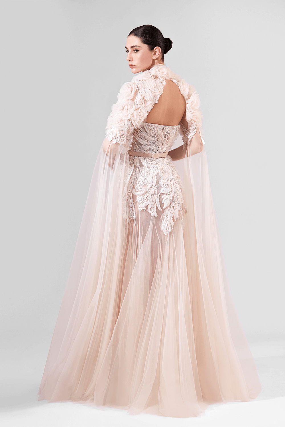 961 | Embroidered Tulle Gown | Esposa