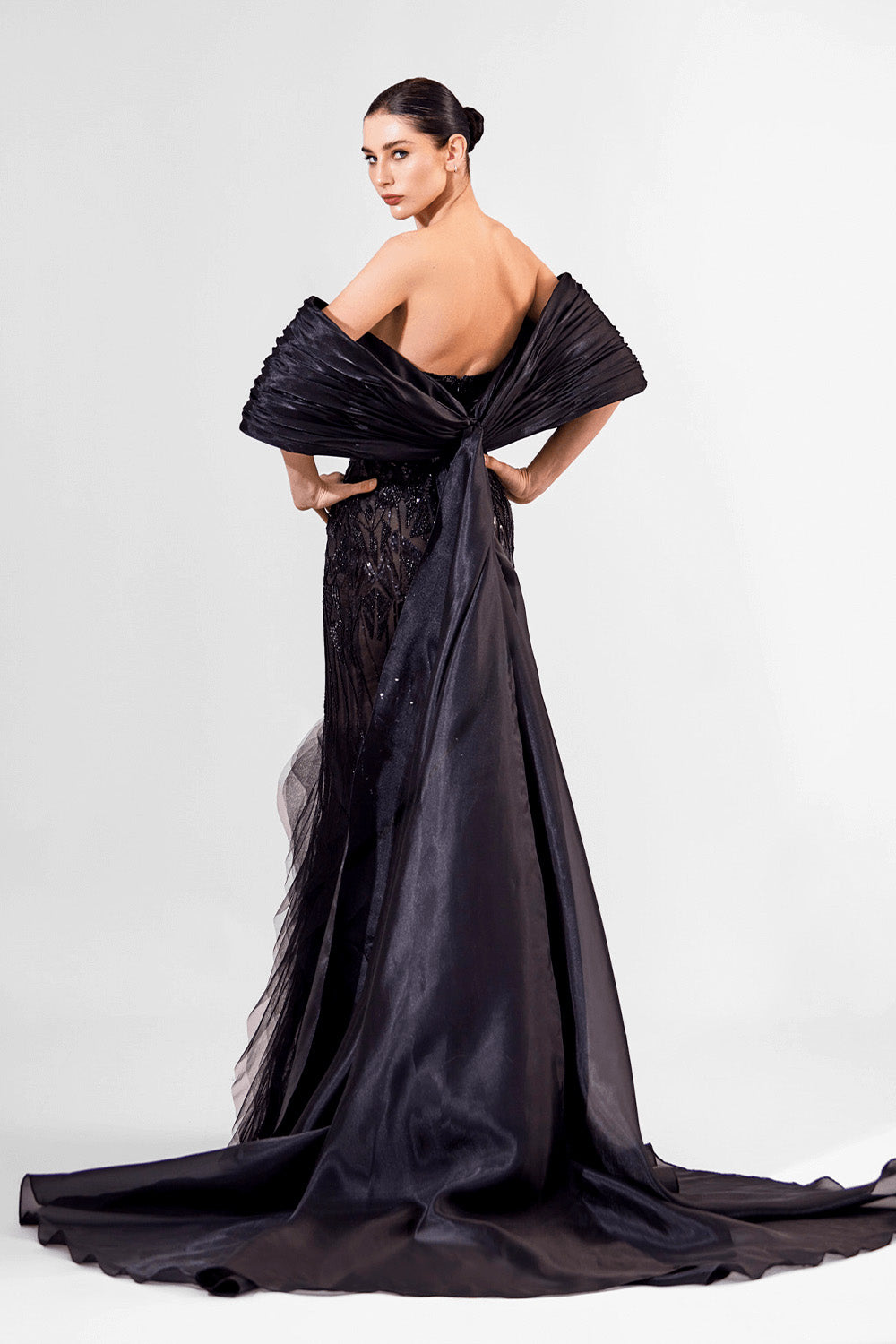 Bilal El Dana, Mermaid Gown With Ruffles | Esposa