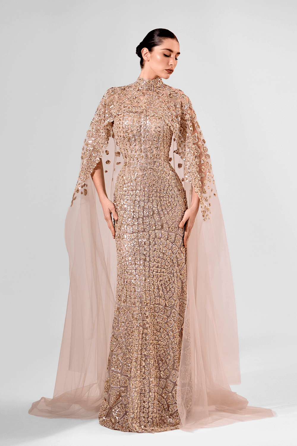 965 | Fully Beaded Gown | Esposa