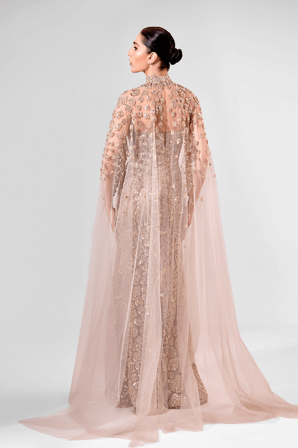 Bilal El Dana, Fully Beaded Gown | Esposa