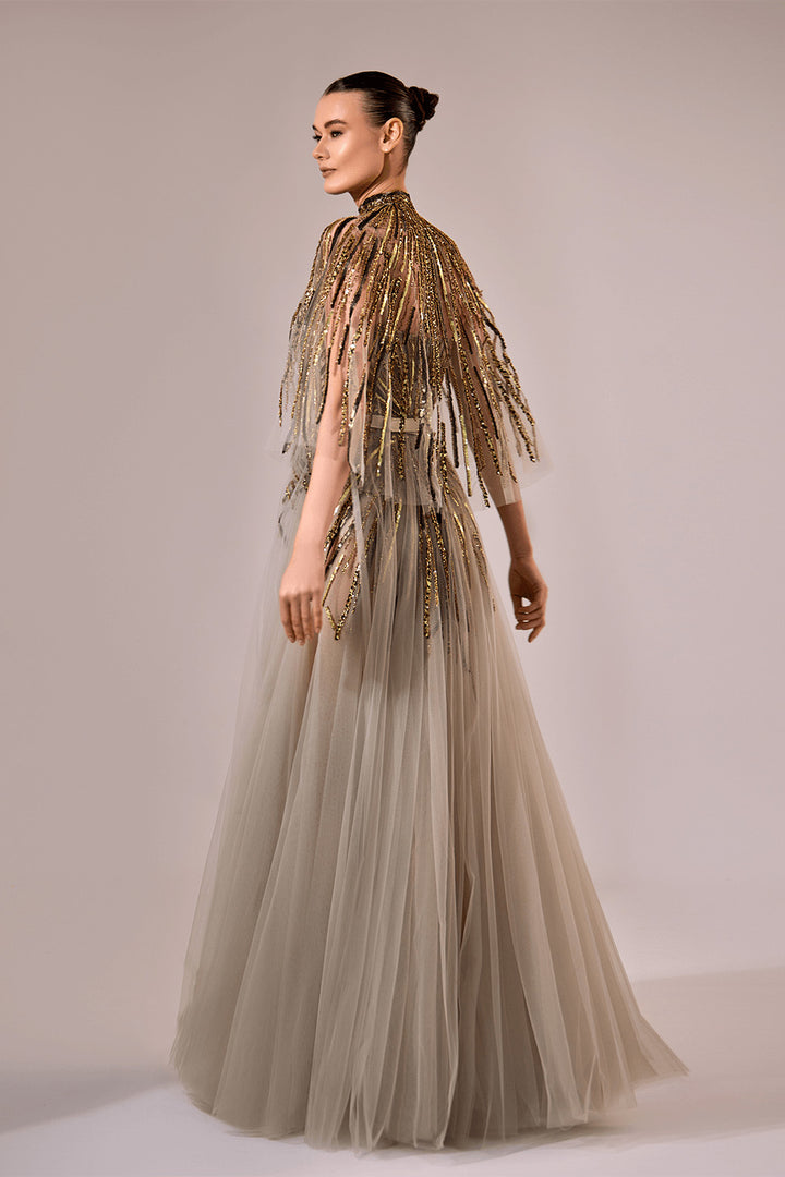 Bilal El Dana, Voluminous Evening Dress | Esposa