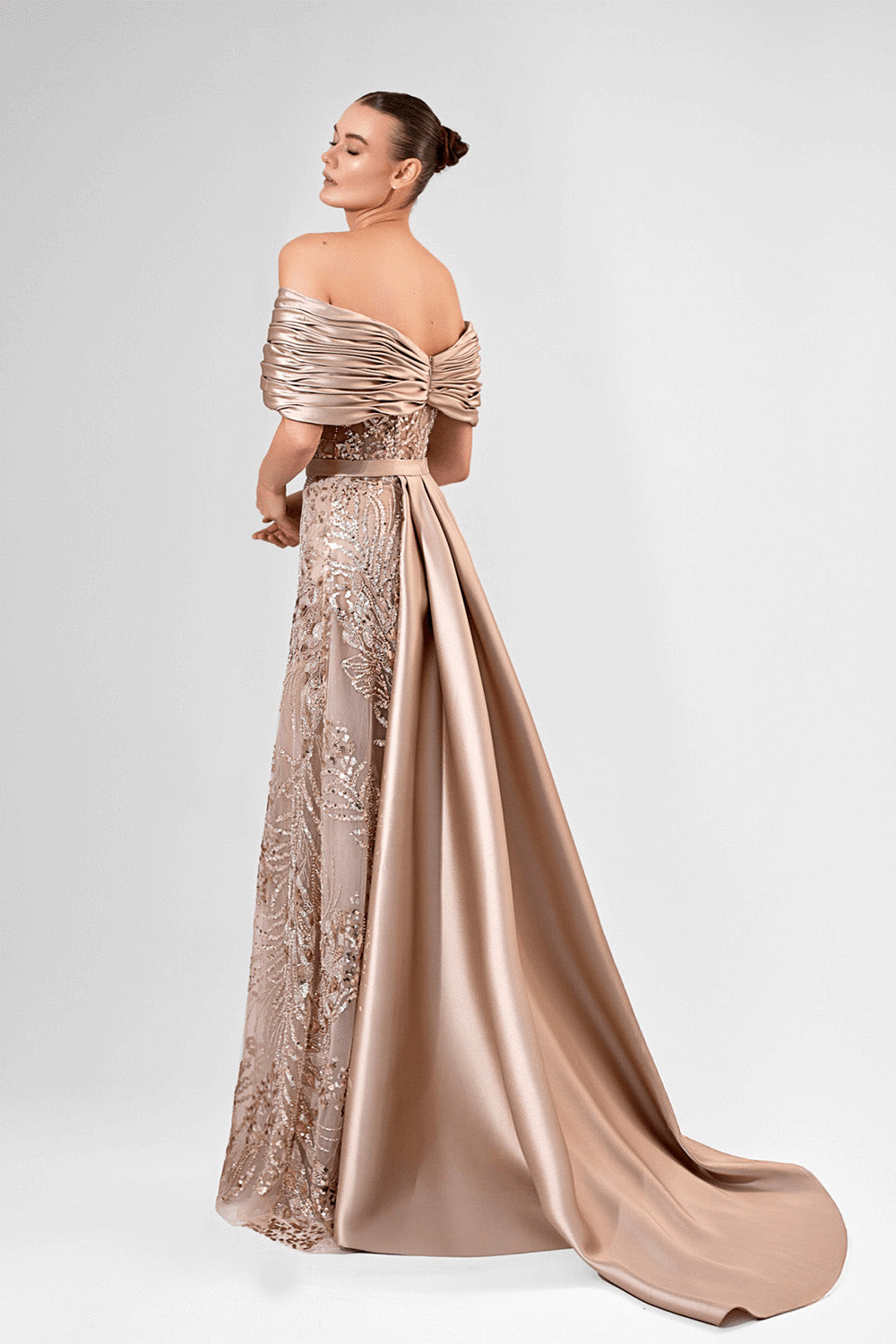 Bilal El Dana, Glamorous Embroidered Gown | Esposa