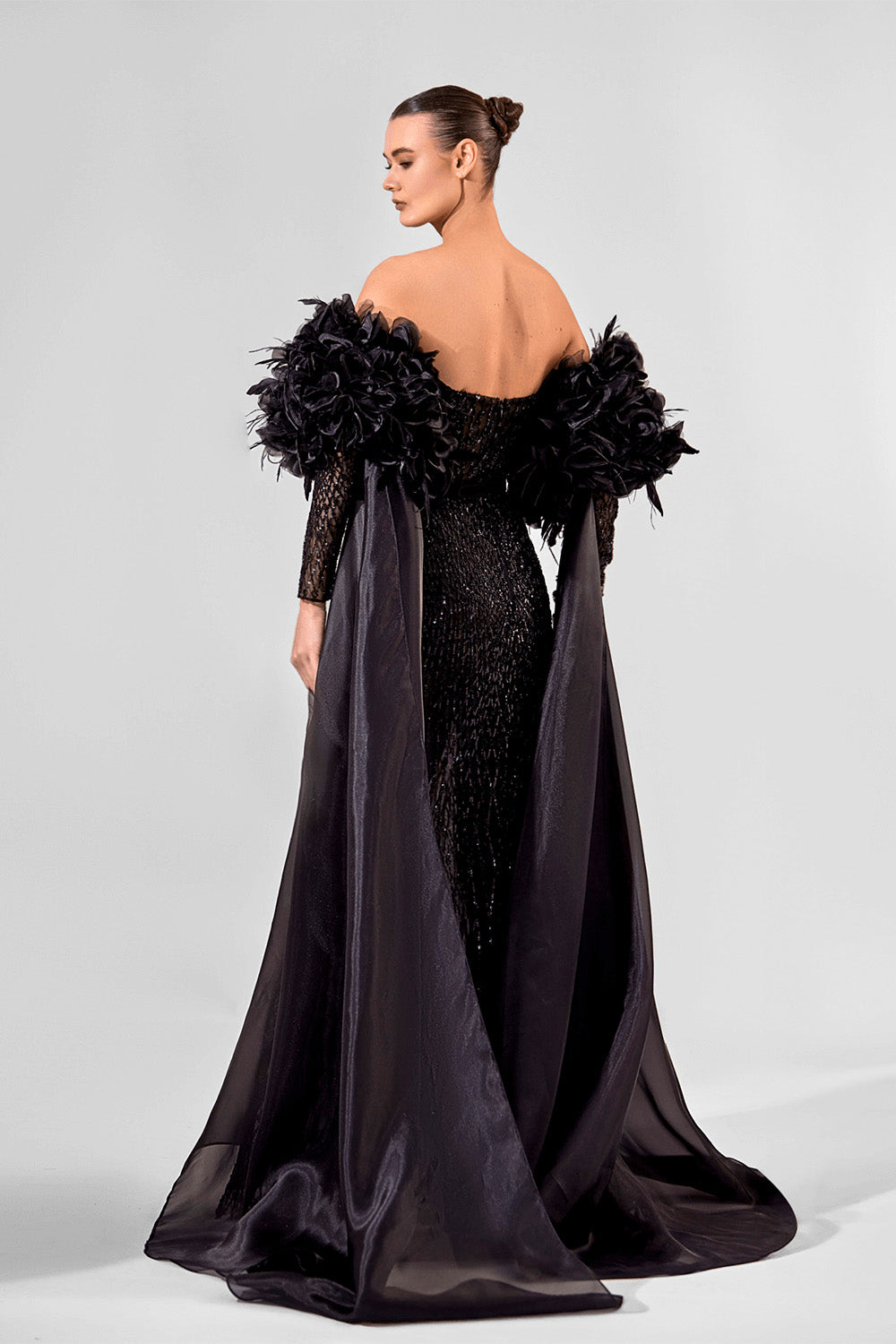 Bilal El Dana, Edgy Embroidered Gown | Esposa
