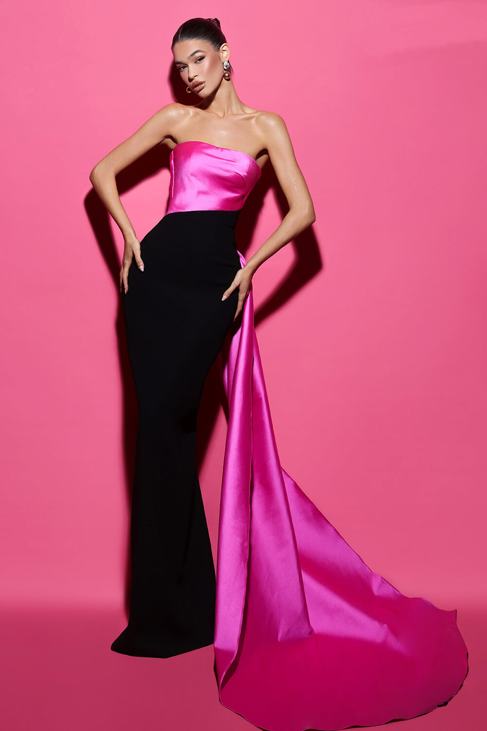 Tarek Ediz, Elegant Strapless Dress | Esposa