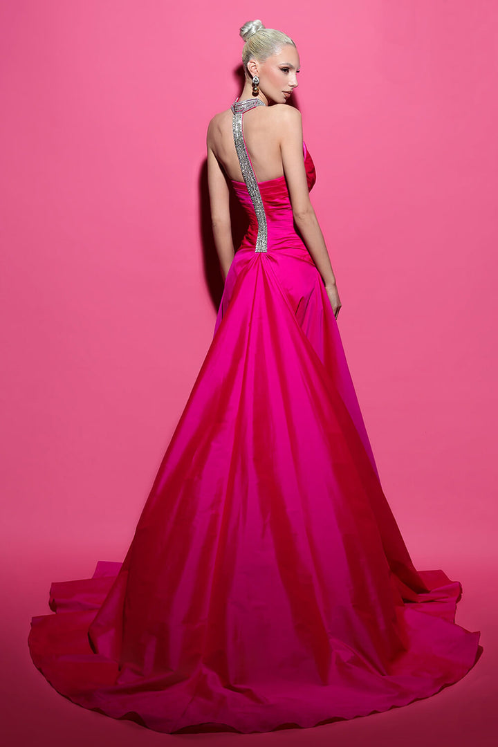 Tarek Ediz, Stunning V-Neckline Dress | Esposa