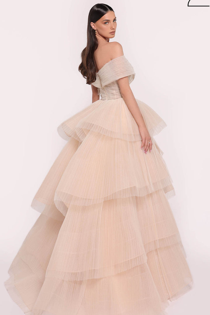 Tarek Ediz, Off Shoulder Evening Gown | Esposa