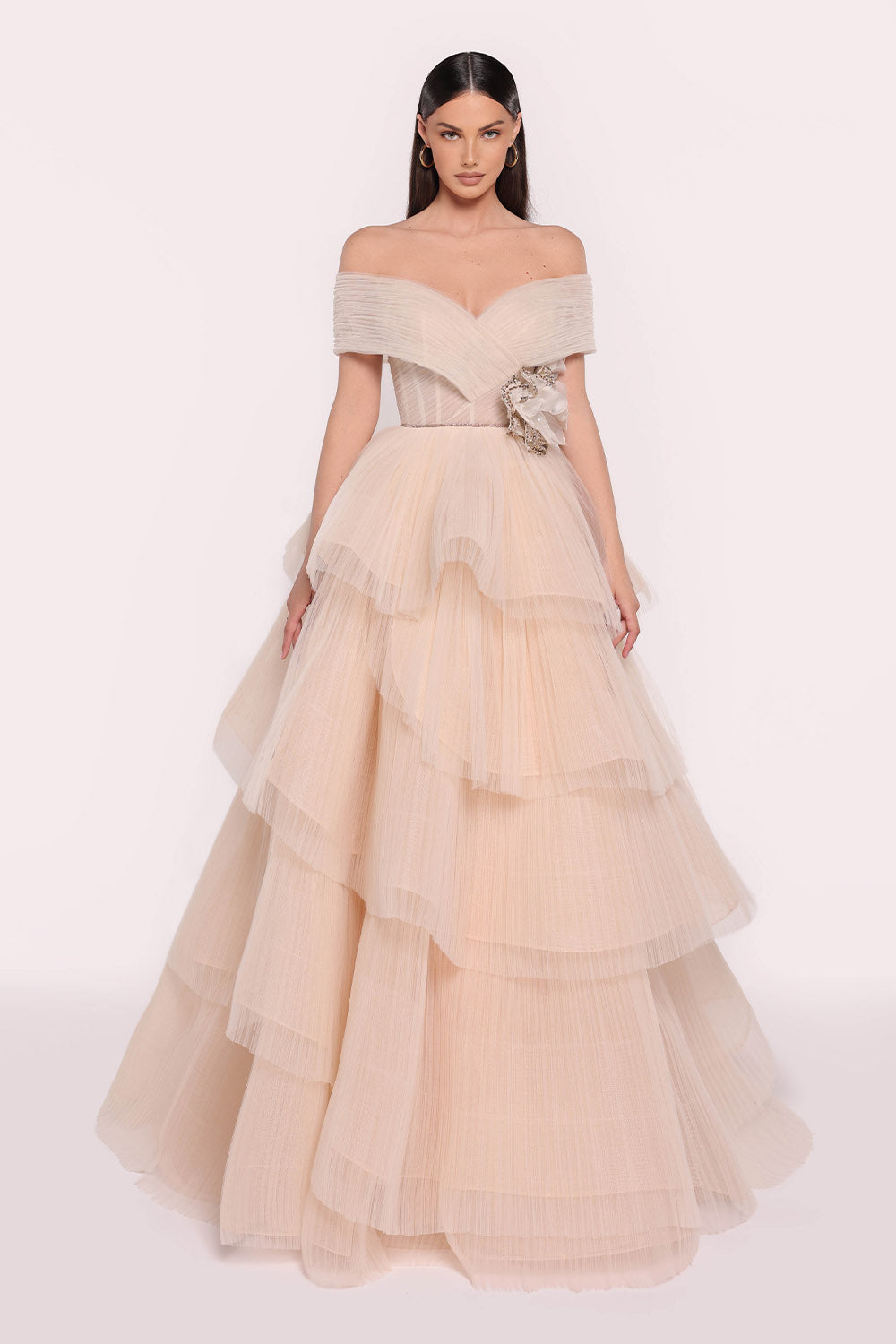 Tarek Ediz, Off Shoulder Evening Gown | Esposa 