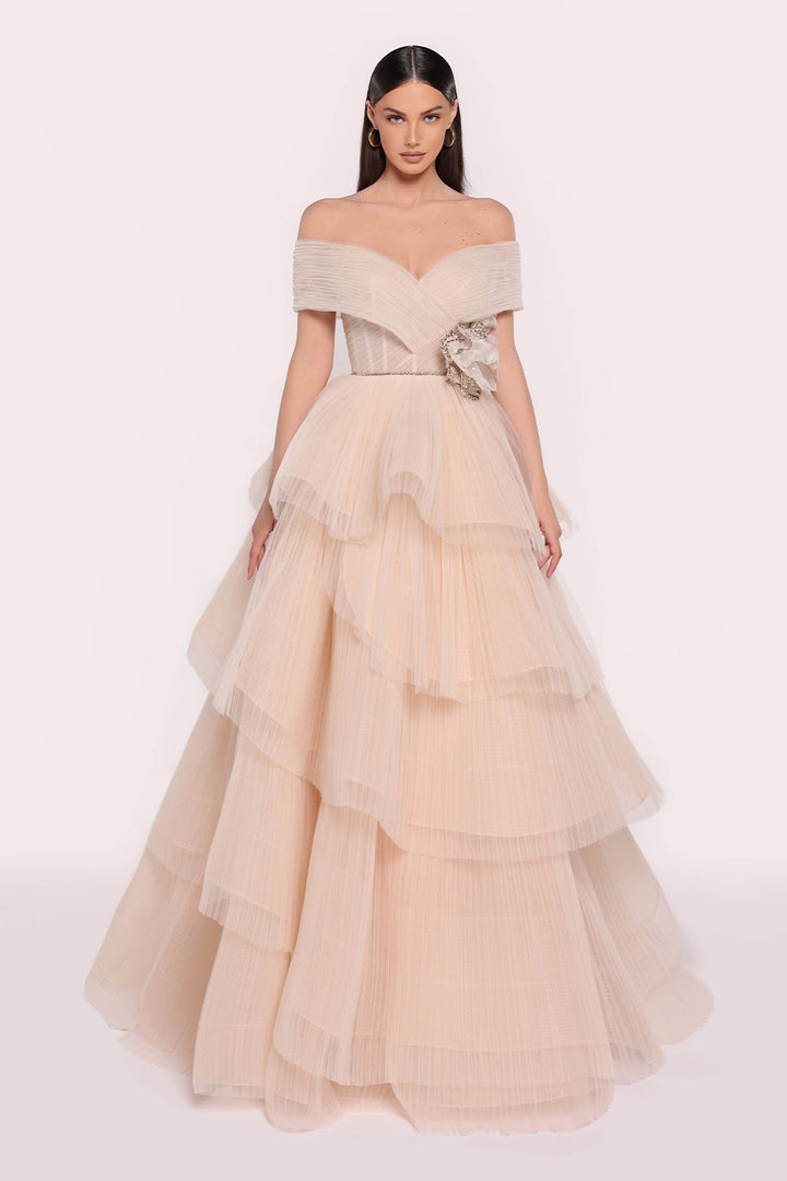 Tarek Ediz, Off Shoulder Evening Gown | Esposa 