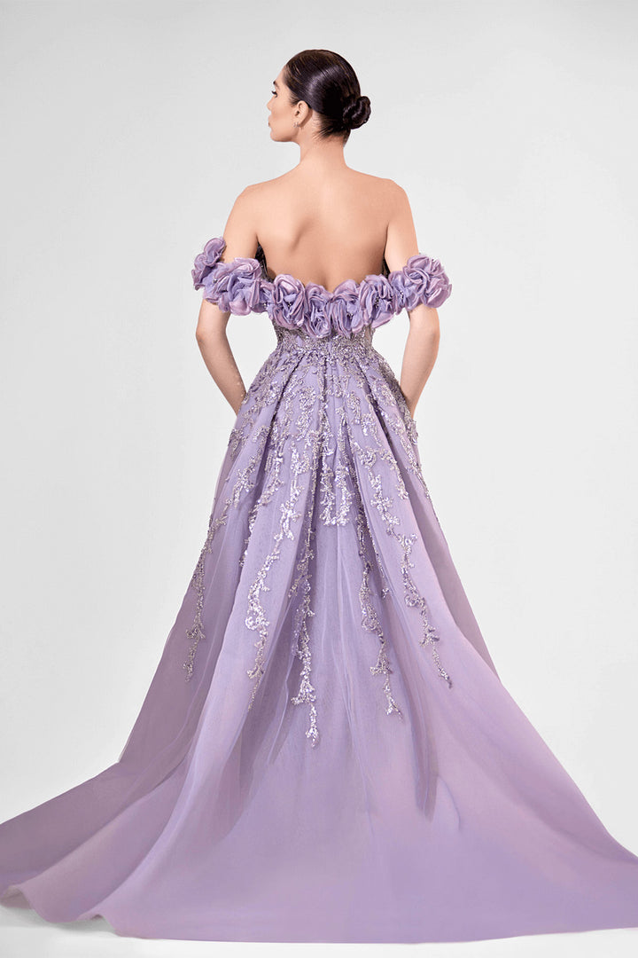 Bilal El Dana, Corset Sequins Gown | Esposa