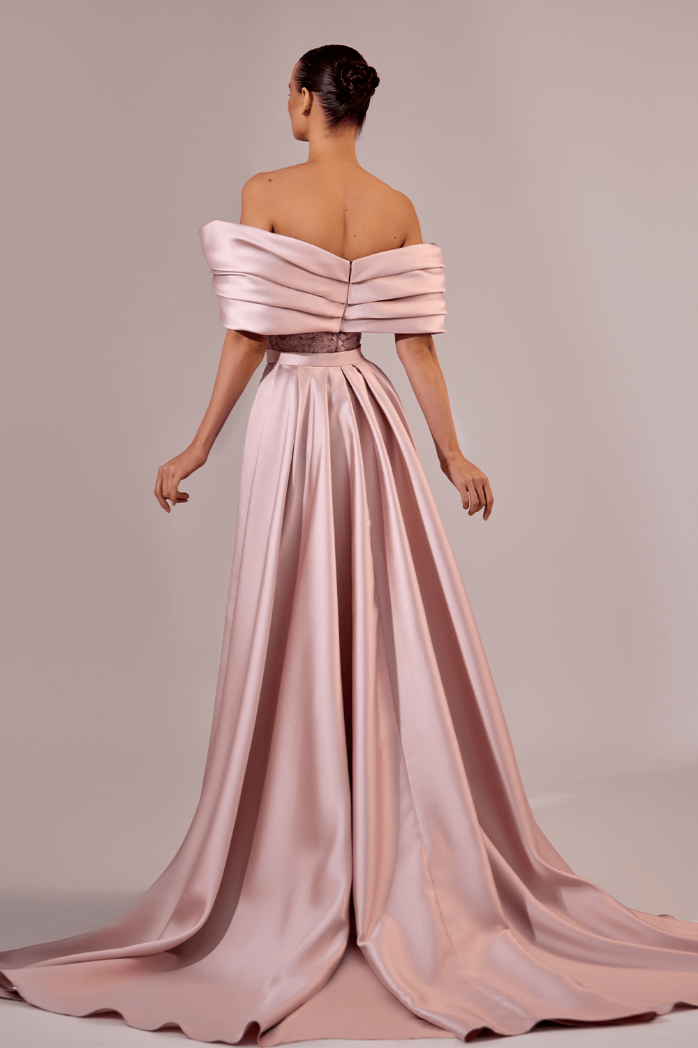 990 | Off Shoulder Satin Gown | Esposa