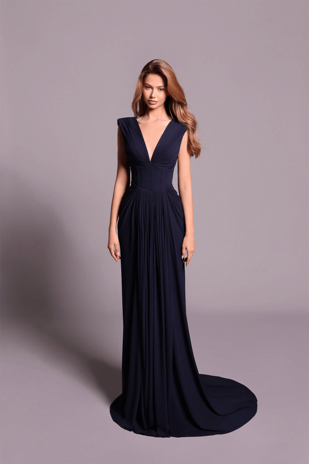 Tarek Ediz, Refined Straight Gown | Esposa