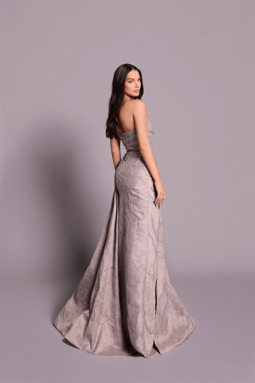 Tarek Ediz, Structured A-Line Gown | Esposa