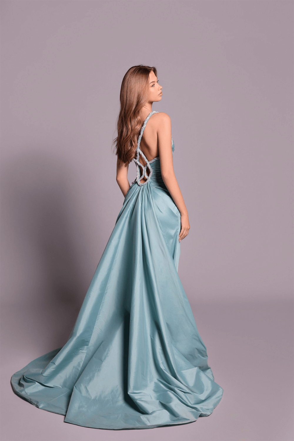 Tarek Ediz, Lustrous A-Line Gown | Esposa