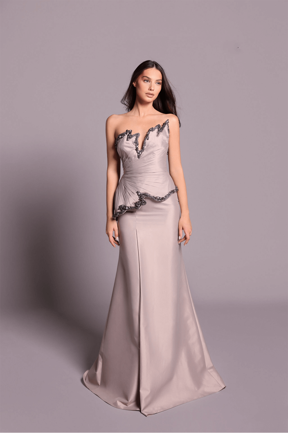 Tarek Ediz, Embellished Mermaid Gown | Esposa