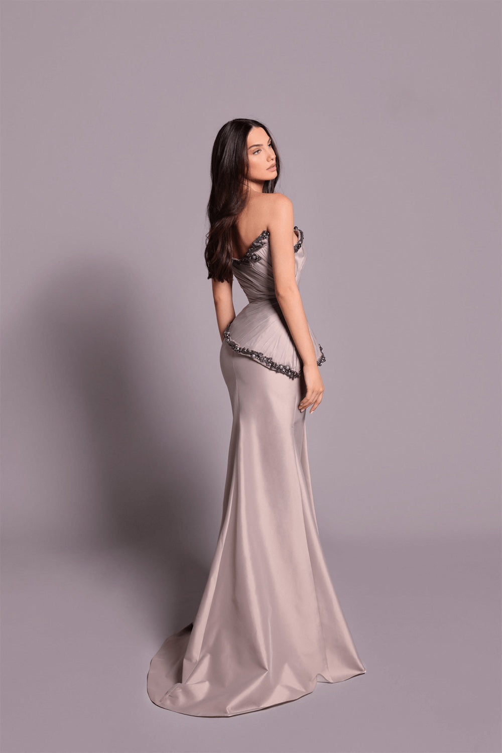 Tarek Ediz, Embellished Mermaid Gown | Esposa