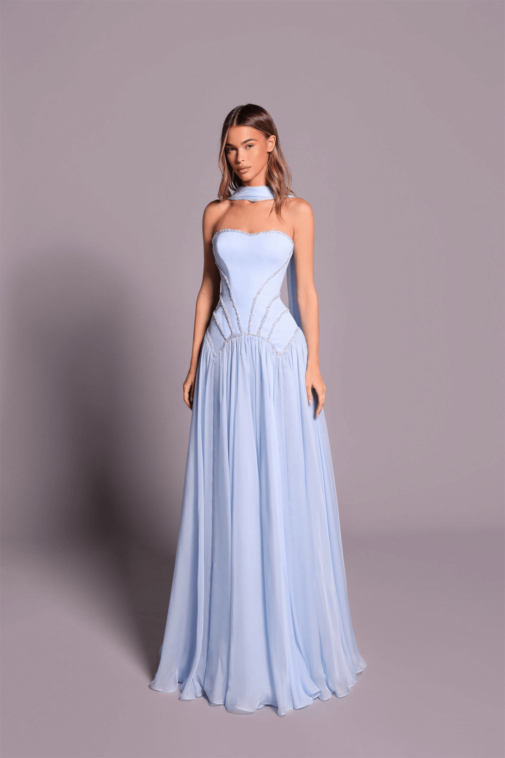 Tarek Ediz, Graceful A-Line Gown | Esposa