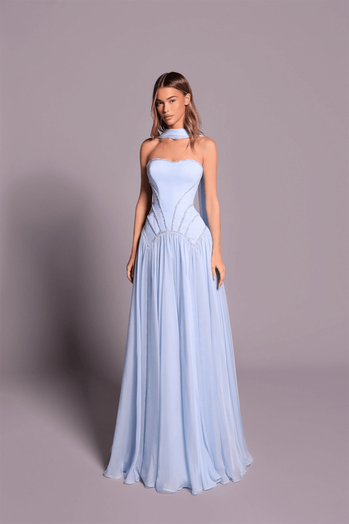 Tarek Ediz, Graceful A-Line Gown | Esposa