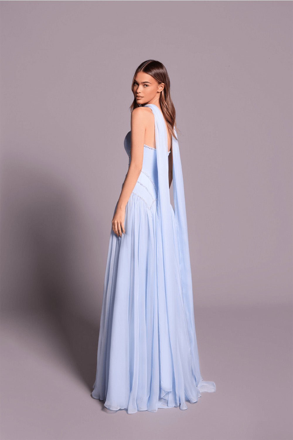 Tarek Ediz, Graceful A-Line Gown | Esposa